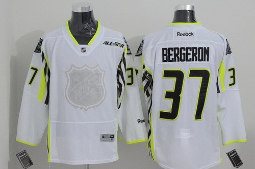 Boston Bruins #37 Patrice Bergeron 2015 All-Stars White Jersey
