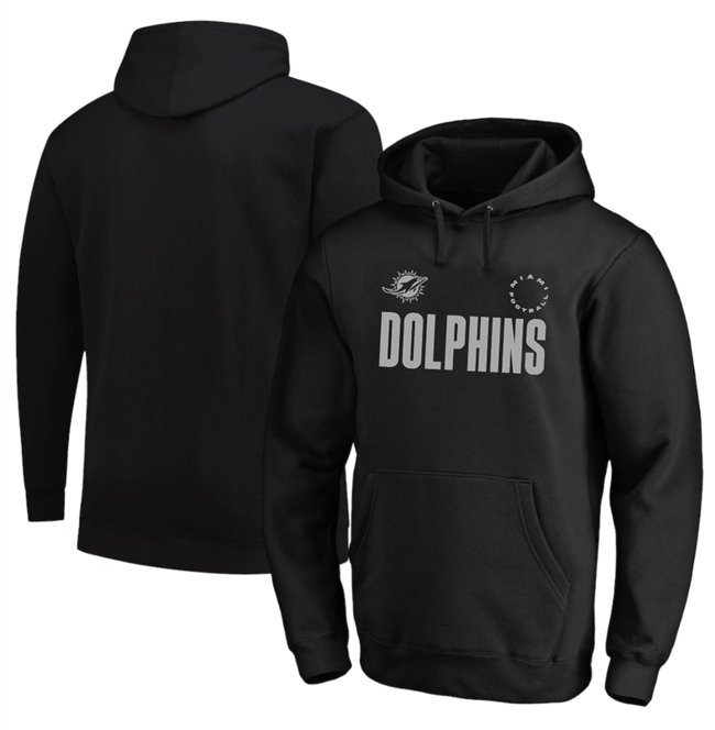 Men's Miami Dolphins Black Big & Tall Chip Shot Hoodie