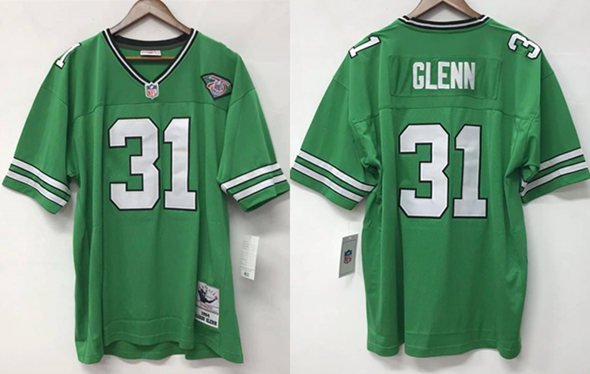 Men's New York Jets #31 Aaron Glenn Green 1994 Throwback Stitched Jersey